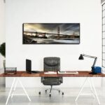 sechars XLarge Golden Gate Bridge Picture Canvas Wall Art Vintage San Francisco ... - Image 4