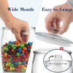 Ritayedet Half Gallon Glass Jars with Lid, Wide Mouth Cookie Jars Set of 2, Apot... - Image 4