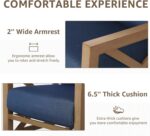 NATURAL EXPRESSIONS Sunbrella Rocking Bistro Set, 3 Piece Outdoor Patio Conversa... - Image 6