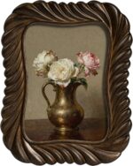 Afuly Vintage 5x7 Picture Frame Unique Photo Frame 5 x 7 Dark Brown Resin Pictur... - Image 6