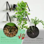 LOYWREE Small Fake Hanging Plant Artificial Potted Plants for Indoor Outdoor Aes... - Image 4