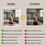 Koonmi Home Gym Mirror, 47"x47" Heavy Duty Large Seamless Tempered Glass Wall Mi... - Image 3