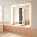 Koonmi Home Gym Mirror, 47"x47" Heavy Duty Large Seamless Tempered Glass Wall Mi... - Image 7