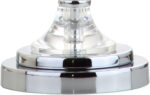 JONATHAN Y 25" Clear Crystal Table Lamp, Glam Traditional Faceted Glass Bedside ... - Image 7