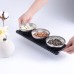 predolo 3 Bowl Serving Set with Tray for Snacks and Dips - Image 3
