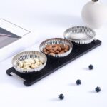 predolo 3 Bowl Serving Set with Tray for Snacks and Dips - Image 4