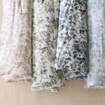 EverGrace 100% Cotton Sateen Duvet Cover Set Queen Size, 3 Piece Floral Toile Be... - Image 10