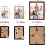 Giftgarden 4 Colors Picture Frames for Multiple Sizes Photos, Four 4x6, Four 5x7... - Image 4