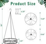 2-Pack Hanging Planters for Indoor Plants - Heavy Duty Metal Plant Hanger Indoor... - Image 5