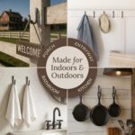 Railroad Spike Cast Iron Hooks (10 Pack) Handmade Blacksmith, Wall Mounted Farmh... - Image 6