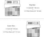 Travan 3-Piece Quilt Set Quilted Bedspread Lightweight Coverlet Set Garden Style... - Image 6