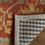SAFAVIEH Heritage Collection 5' x 8' Red / Multi HG417Q Handmade Traditional Ori... - Image 5