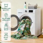 MSGKV Boho Throw Blanket for Couch Cotton Floral Blanket 50"x60" for Sofa Chair ... - Image 5