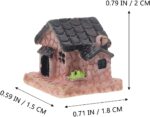 15Pcs Resin Mini House Decorations Small Fairy Houses for Micro Landscape Orname... - Image 3