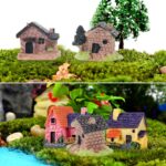 15Pcs Resin Mini House Decorations Small Fairy Houses for Micro Landscape Orname... - Image 8