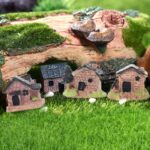 15Pcs Resin Mini House Decorations Small Fairy Houses for Micro Landscape Orname... - Image 9
