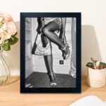 Black and White Luxury Fashion Wall Art Trendy Wall Decor Woman Makeup Room Girl... - Image 6