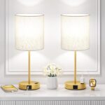 Gold Touch Lamps for Nightstand Set of 2 - Bedside Table Lamp for Bedroom with D... - Image 9
