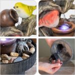 Ferrisland Indoor Tabletop Water Fountain, Desktop & Table Waterfall Fountains, ... - Image 4