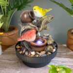 Ferrisland Indoor Tabletop Water Fountain, Desktop & Table Waterfall Fountains, ... - Image 7