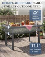 AECOJOY Aluminum Patio Furniture Set, 8 Seats Modern Outdoor Furniture with Adju... - Image 4