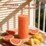 Fruity Scented Pillar Candle - 2.8x6 Inch, 75-Hour Burn, Pineapple & Grapefruit ... - Image 7