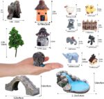 Fairy Garden Accessories Outdoor, 42 Zen Accessories, Miniature Decorations Supp... - Image 7