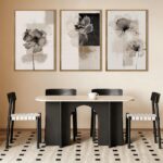 IARTTOP Oversized Framed Black Abstract Neutral Wall Art 24x36 Inch Large Modern... - Image 5