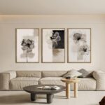 IARTTOP Oversized Framed Black Abstract Neutral Wall Art 24x36 Inch Large Modern... - Image 6