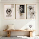 IARTTOP Oversized Framed Black Abstract Neutral Wall Art 24x36 Inch Large Modern... - Image 7