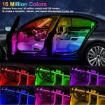 Acrylic Interior Car LED Lights with Wireless APP/Remote/Button Control, 6 in 1 ... - Image 3