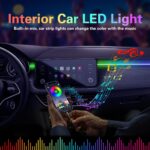 Acrylic Interior Car LED Lights with Wireless APP/Remote/Button Control, 6 in 1 ... - Image 4