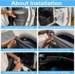 Acrylic Interior Car LED Lights with Wireless APP/Remote/Button Control, 6 in 1 ... - Image 7