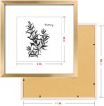 ArtbyHannah Gold Framed Wall Art with Herbs Plants Botanical Pictures in 11x11in... - Image 5