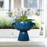 Head Planter Pot - 7 Inch Cute Face Planter for Indoor Outdoor Plants Ceramic Su... - Image 9