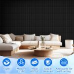 Nuanchu 32 Pcs 3D Slat Wall Panels, 12"x12" PVC Fluted Wall Paneling for Interio... - Image 5