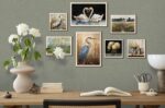 LAIART Framed canvas wall art,blue heron canvas print wall decoration, coastal b... - Image 5