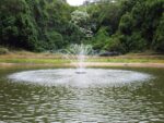 HQUA FS01 120V, 1/2HP, Large Pond Floating Fountain with FSL01 LED RGB Color-Cha... - Image 2
