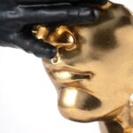 Thinker Statue-Silence is Gold-Abstract Art Figurine Decor - No Hear No See No S... - Image 3