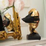Thinker Statue-Silence is Gold-Abstract Art Figurine Decor - No Hear No See No S... - Image 5