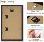 Vittanly 8x14 Picture Frames Collage, Displays 3Pcs 4x6 Pictures with Mat, 4x6 C... - Image 5