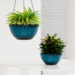 Vanslogreen 2 Pack Hanging Planters for Indoor Outdoor Plants, 10 Inch Hanging P... - Image 4