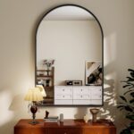 20" x 30" Luxury Arched Bathroom Mirror - Arch Wall Mirror with Shatterproof Tem... - Image 7