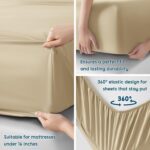 SONORO KATE 100% Egyptian Cotton Sheets - 800 Thread Count, 5-Star Hotel Sateen ... - Image 8