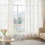 Dreaming Casa Linen Blend Curtians 102 Inches Long, 2 Panels Natural Light Filte... - Image 3