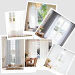 Dreaming Casa Linen Blend Curtians 102 Inches Long, 2 Panels Natural Light Filte... - Image 9