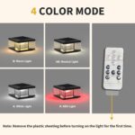 Landscape Solar Post Light, Outdoor Modern Stylish Luxury IP65 Waterproof Column... - Image 4