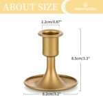 Candlestick Holders Taper Candle Holders, Romadedi Gold Candle Stick Candle Hold... - Image 6