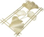 Omabeta Gold Metal Wall Decor, Aristocratic Luxurious Golden Leaf Wall Sculpture... - Image 8