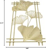 Omabeta Gold Metal Wall Decor, Aristocratic Luxurious Golden Leaf Wall Sculpture... - Image 11